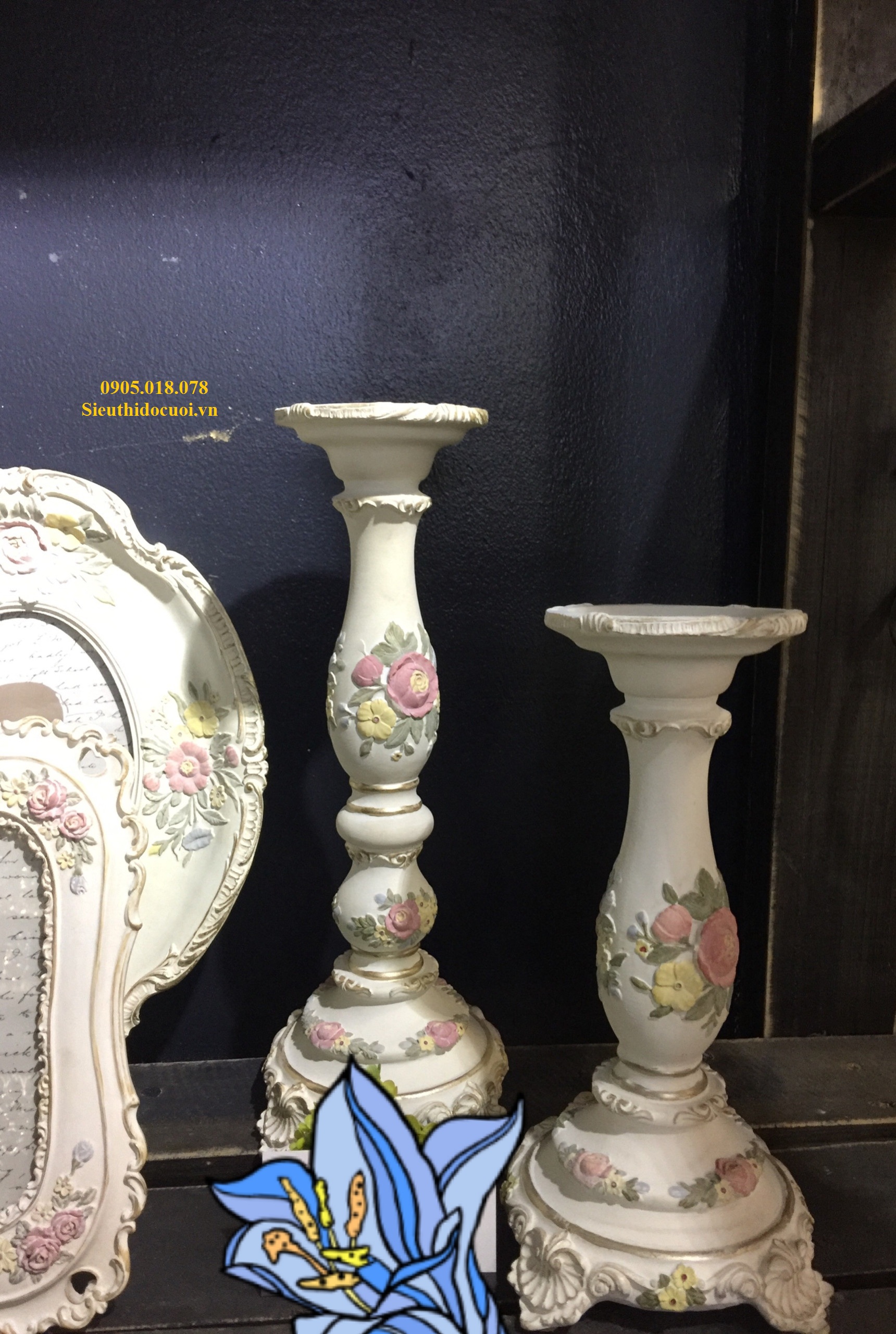 Chân nến trang trí giá rẻ Chân nến trang trí giá rẻ