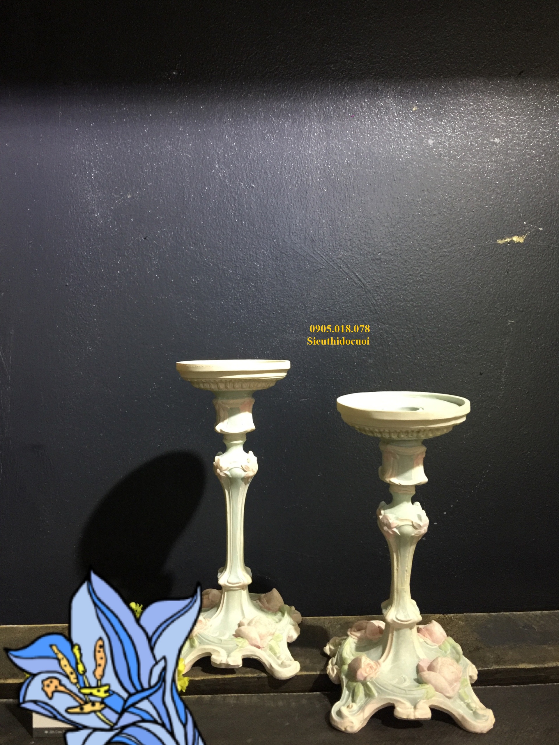 Chân nến trang trí giá rẻ Chân nến trang trí giá rẻ