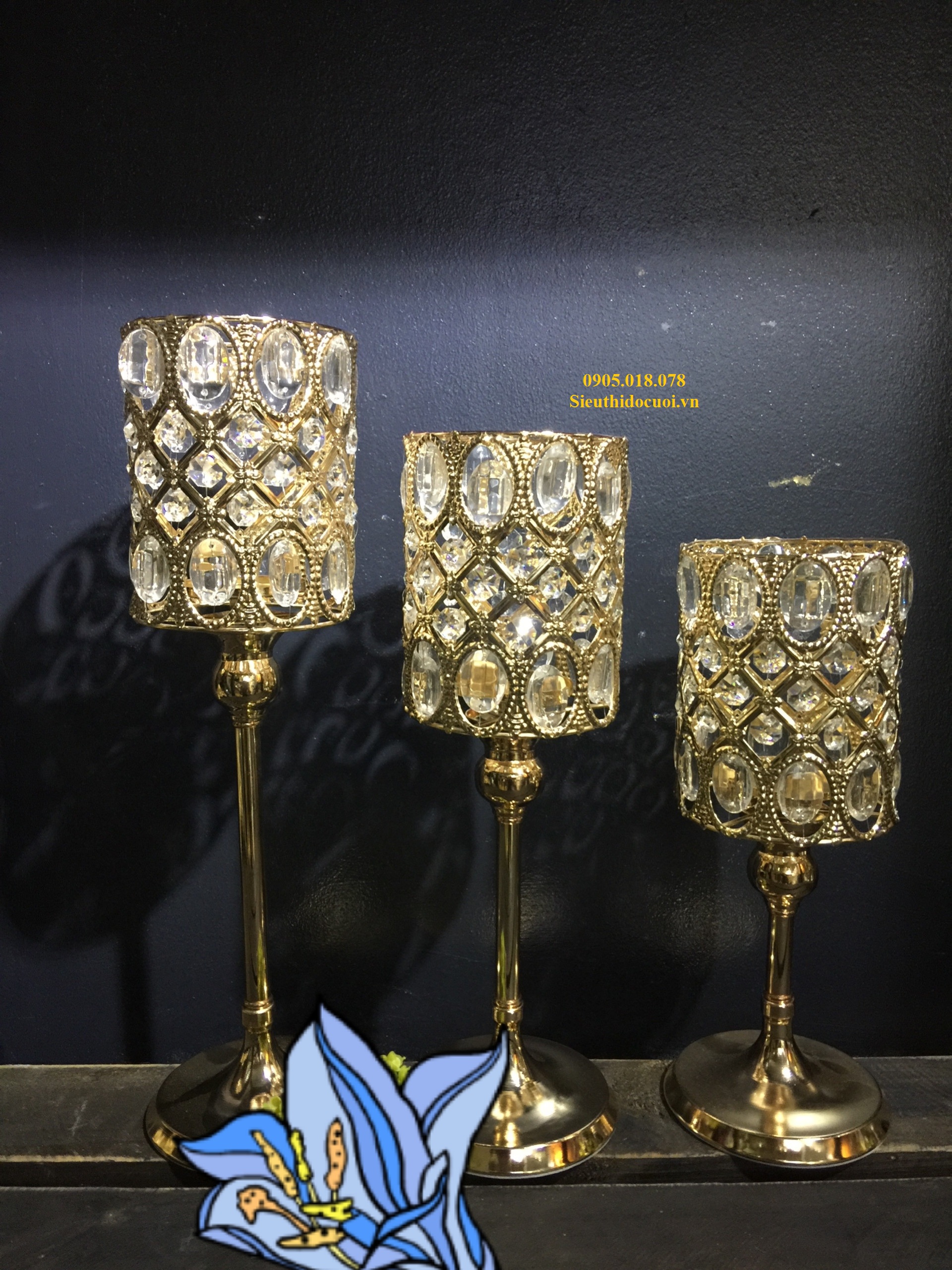 Chân nến trang trí giá rẻ Chân nến trang trí giá rẻ