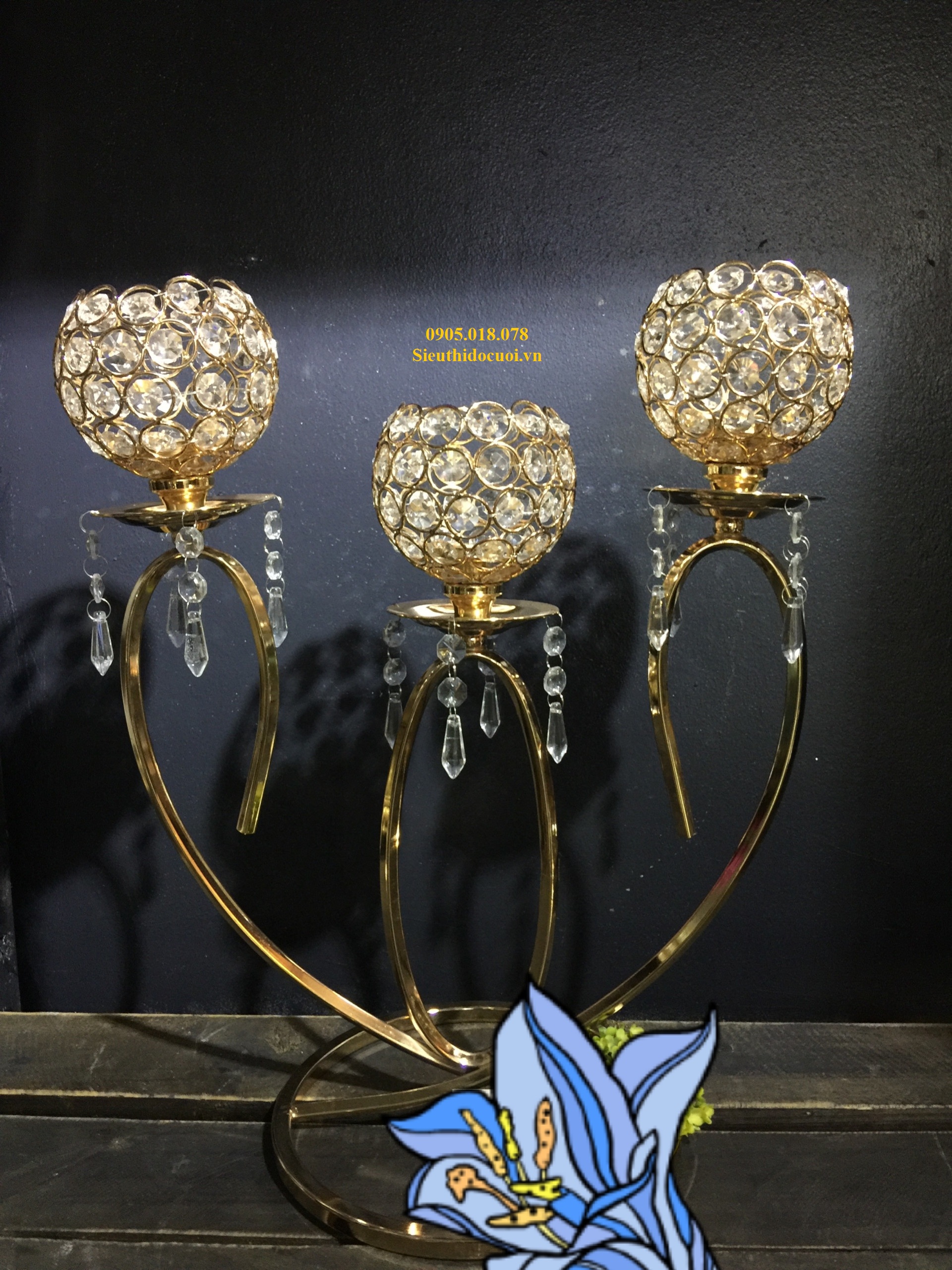 Chân nến trang trí giá rẻ Chân nến trang trí giá rẻ