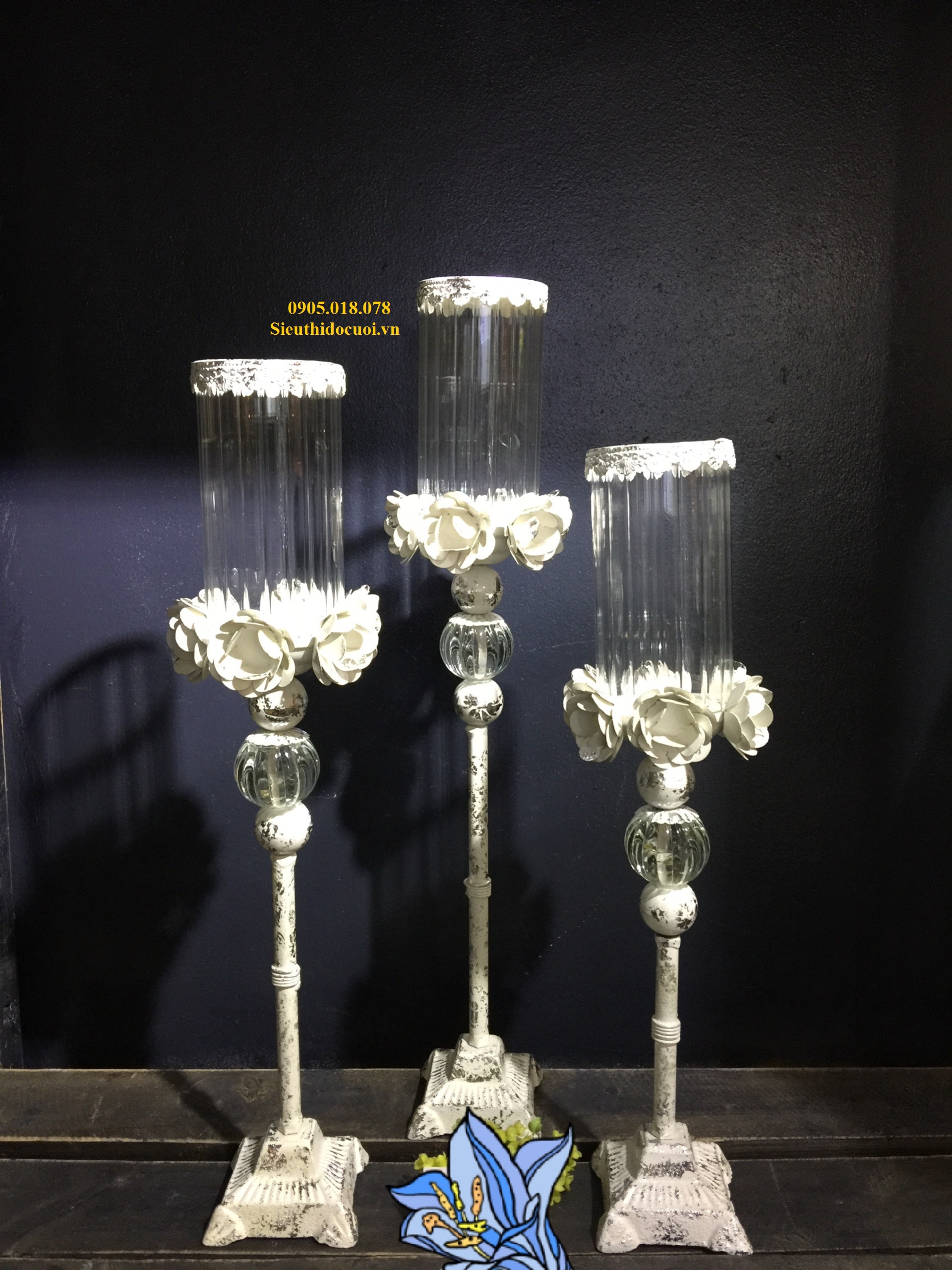 Chân nến trang trí giá rẻ Chân nến trang trí giá rẻ