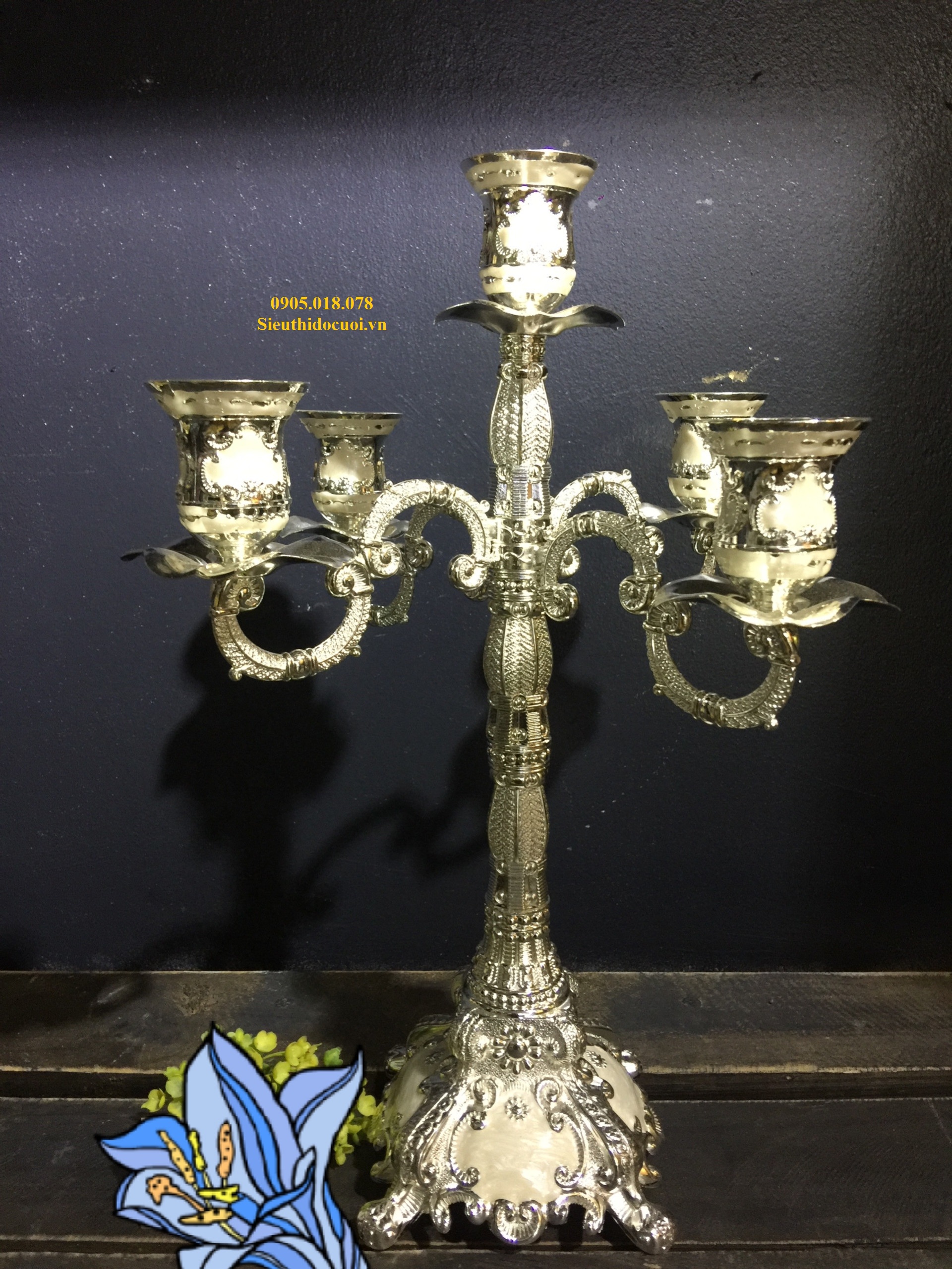 Chân nến trang trí giá rẻ Chân nến trang trí giá rẻ