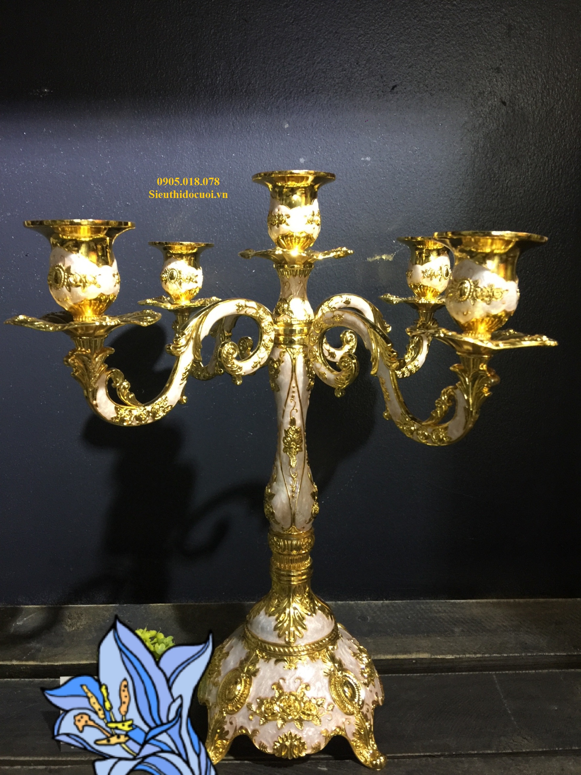 Chân nến trang trí giá rẻ Chân nến trang trí giá rẻ