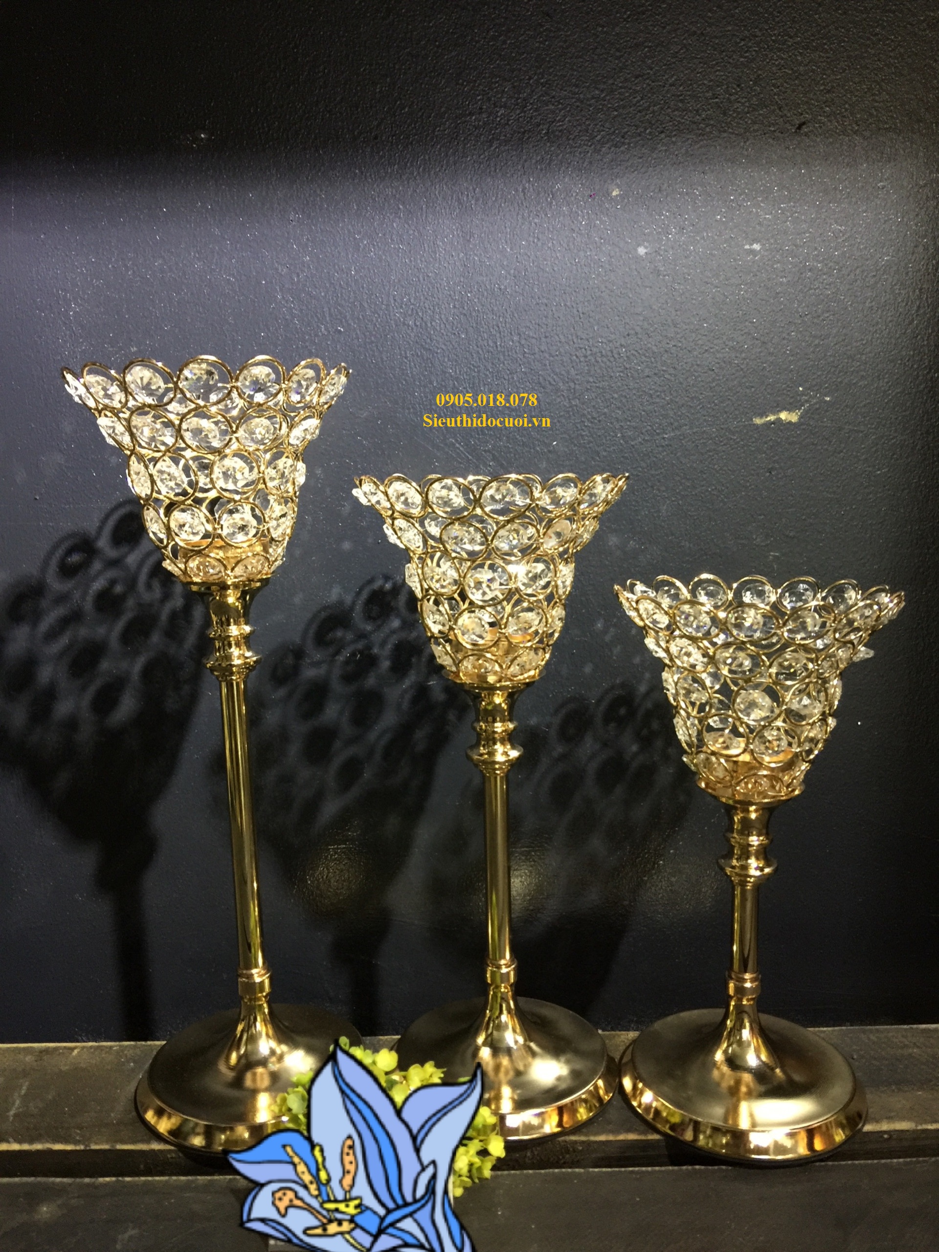 Chân nến trang trí giá rẻ Chân nến trang trí giá rẻ