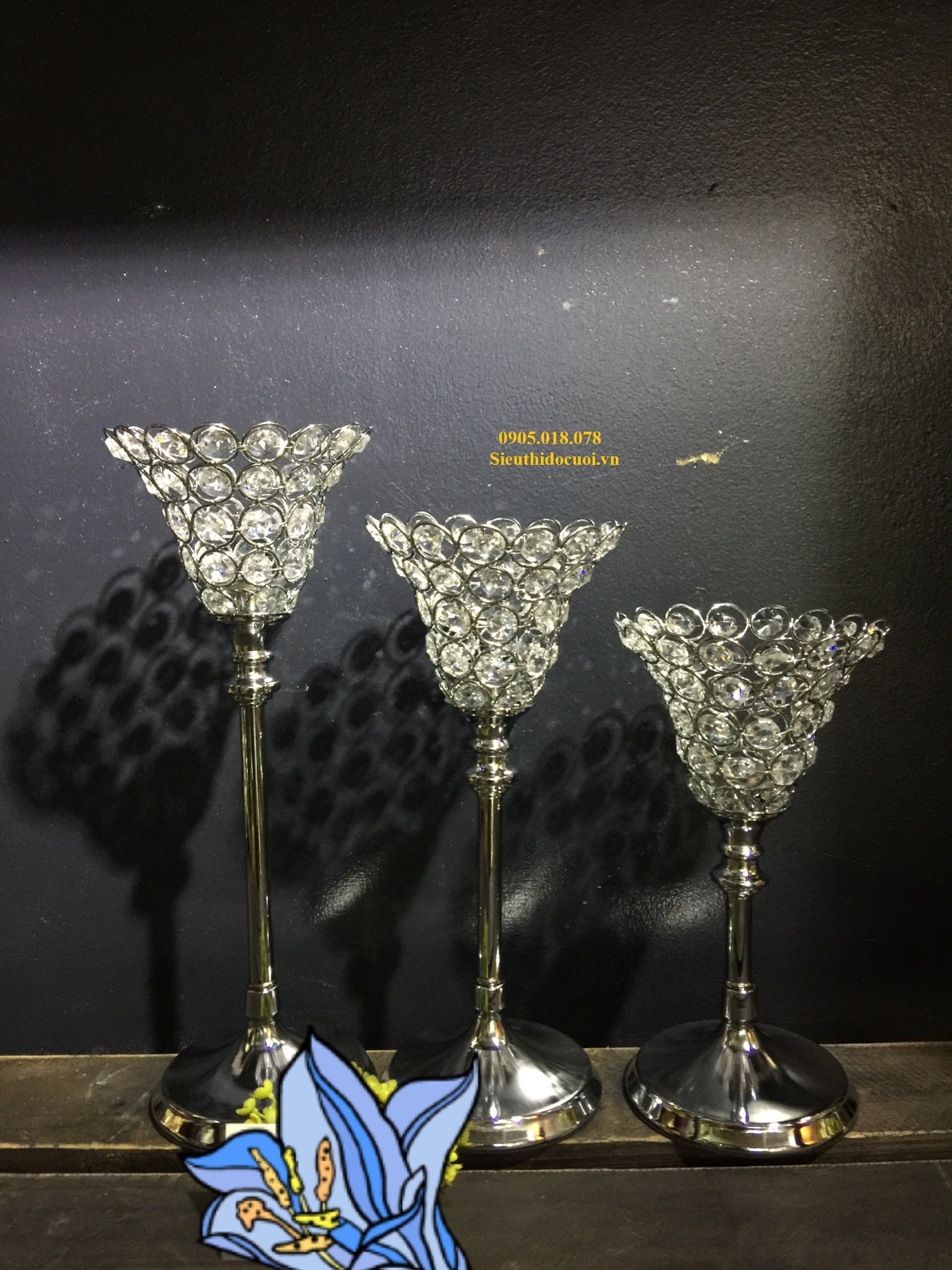 Chân nến trang trí giá rẻ Chân nến trang trí giá rẻ