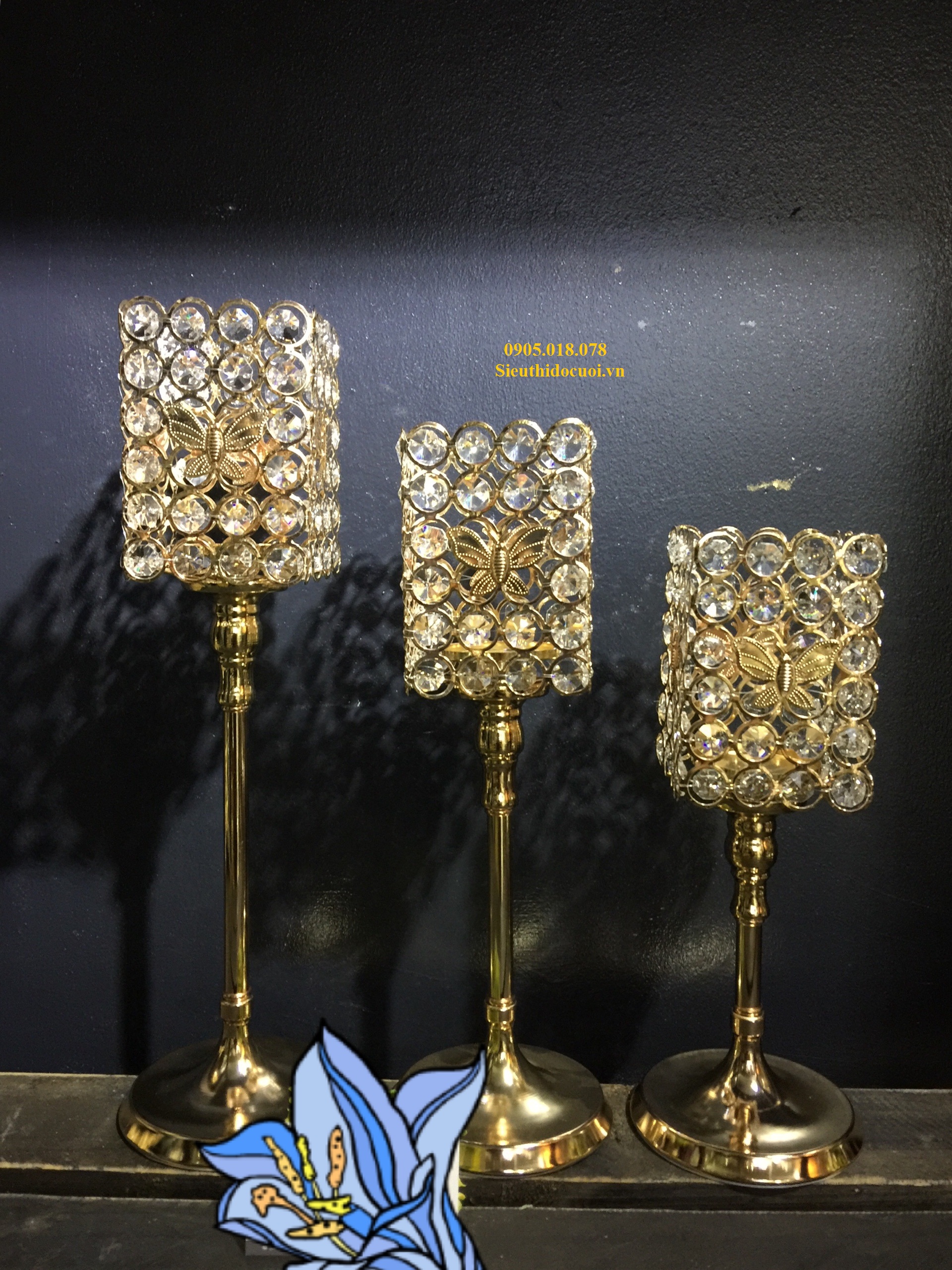 Chân nến trang trí giá rẻ Chân nến trang trí giá rẻ