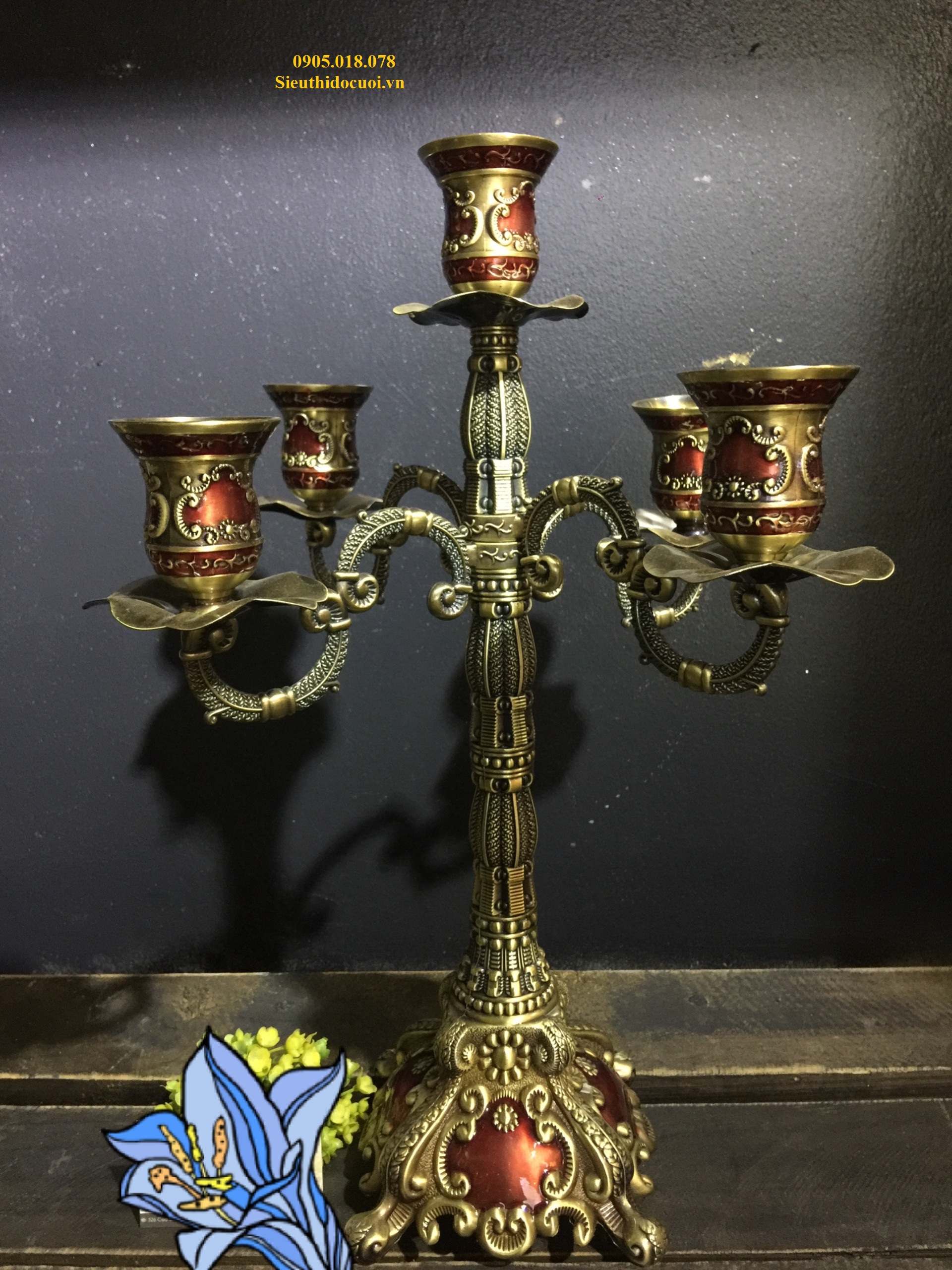 Chân nến trang trí giá rẻ Chân nến trang trí giá rẻ