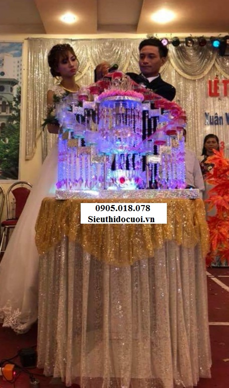 Tháp ly đám cưới - Tháp ly inox liền khối mẫu TL23 Tháp ly đám cưới - Tháp ly inox liền khối mẫu TL23