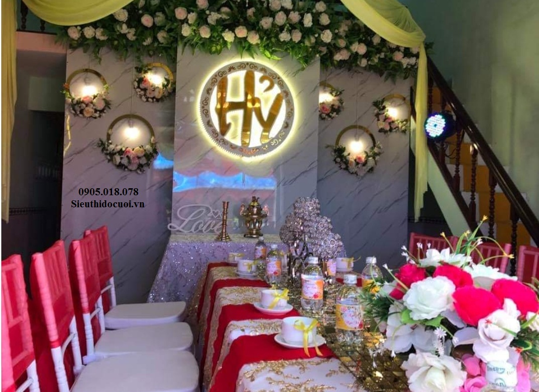 Hỷ led trang trí đám cưới Hỷ led trang trí đám cưới