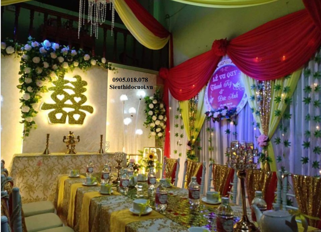 Hỷ led trang trí đám cưới Hỷ led trang trí đám cưới