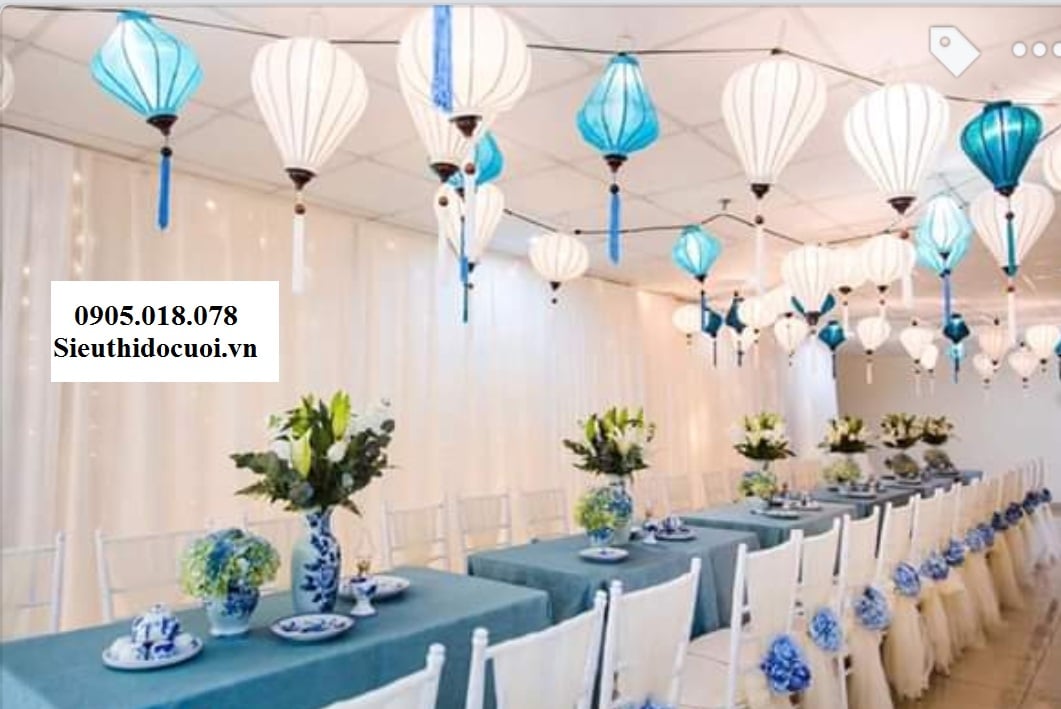 Lồng đèn trang trí rạp cưới Lồng đèn trang trí rạp cưới