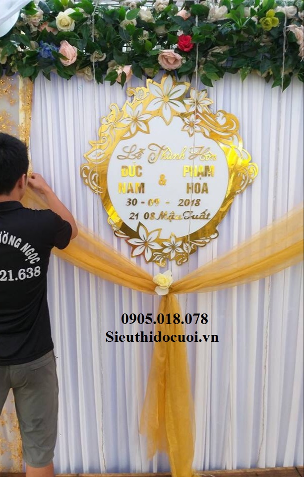 Bảng Chữ và Bảng Số, Bảng trang trí cổng cưới Bảng Chữ và Bảng Số, Bảng trang trí cổng cưới