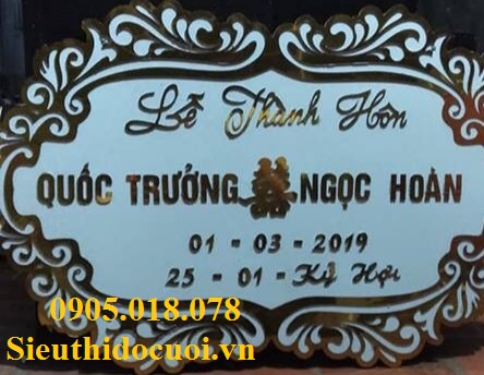 Bảng Chữ và Bảng Số, Bảng trang trí cổng cưới Bảng Chữ và Bảng Số, Bảng trang trí cổng cưới