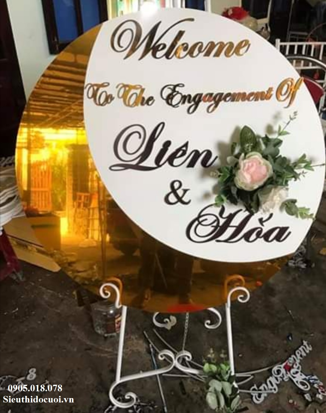 Bảng Chữ và Bảng Số, Bảng trang trí cổng cưới Bảng Chữ và Bảng Số, Bảng trang trí cổng cưới