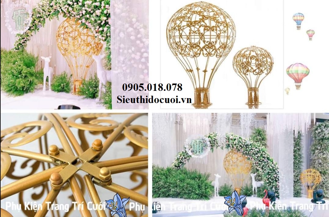 Khinh khí cầu mô hình trang trí Khinh khí cầu mô hình trang trí