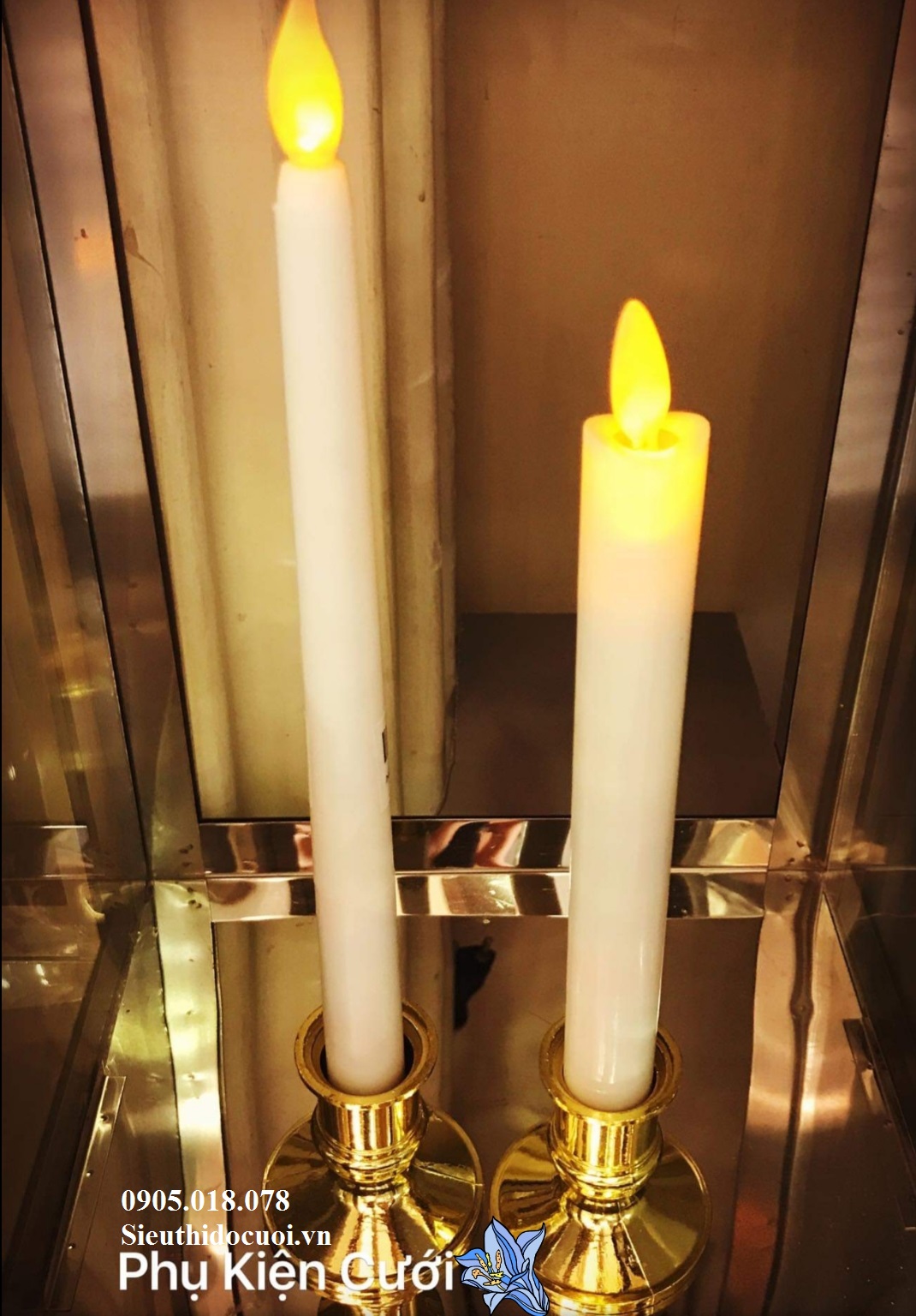 Nến điện tử trang trí Nến điện tử trang trí