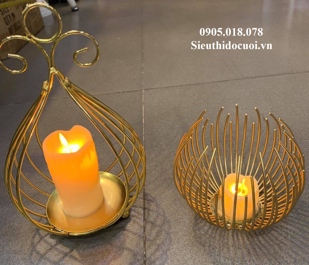 Chân nến kim loại giá rẻ Chân nến kim loại giá rẻ