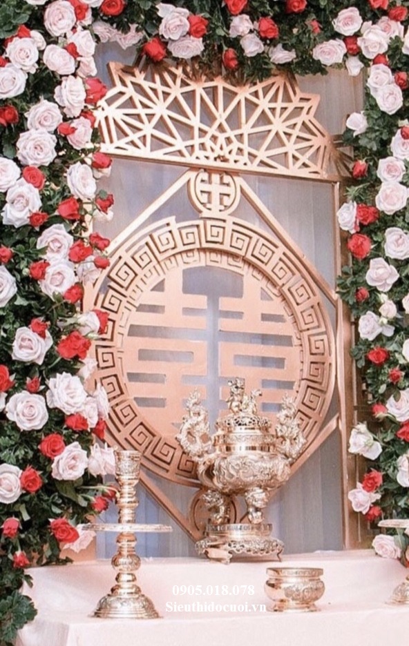 Cặp góc trang trí gia tiên Cặp góc trang trí gia tiên