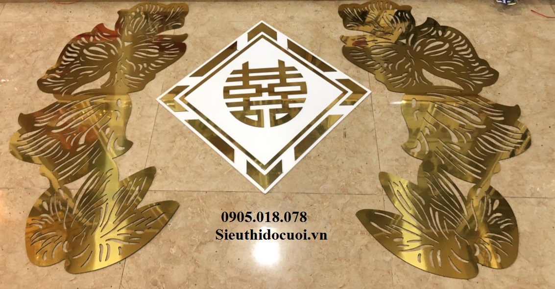 Cặp góc trang trí gia tiên Cặp góc trang trí gia tiên