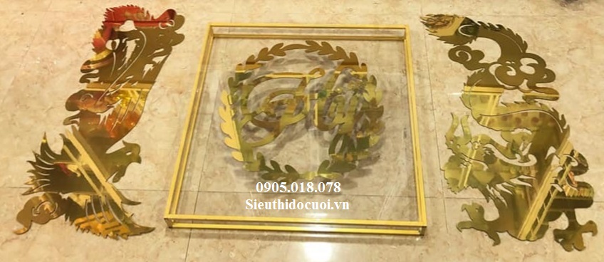 Cặp góc trang trí gia tiên Cặp góc trang trí gia tiên