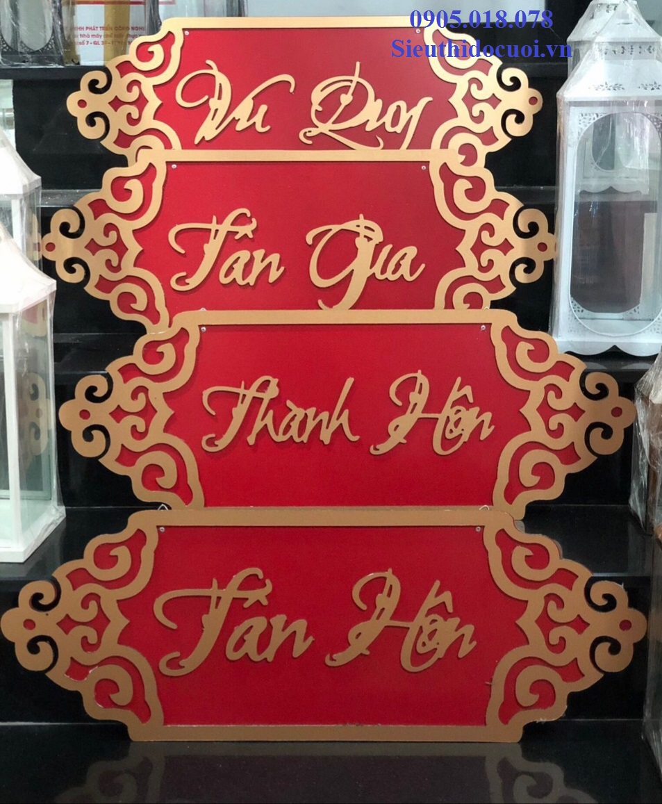 Bảng lễ treo cổng Bảng lễ treo cổng