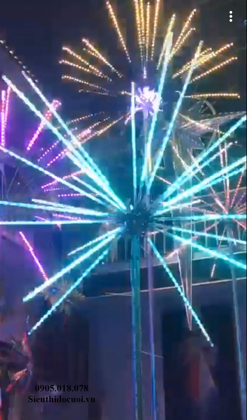 Cây Led Pháo hoa Cây Led Pháo hoa