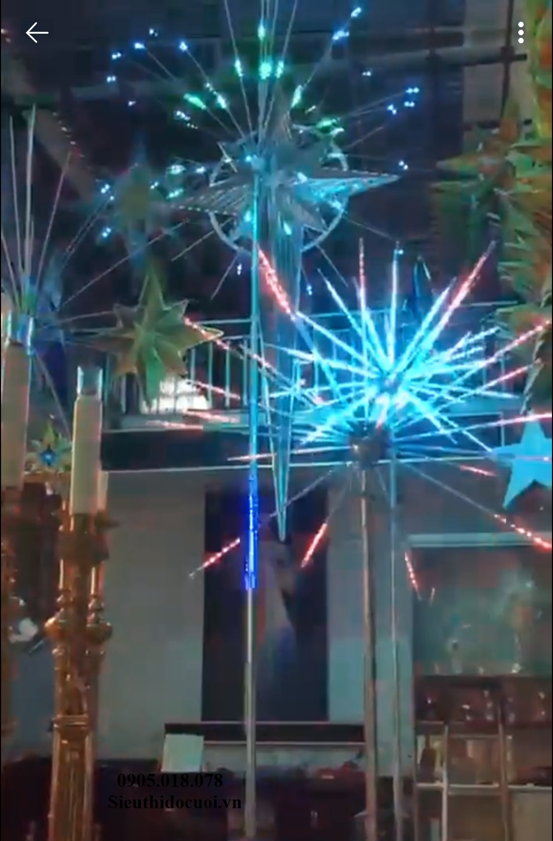 Cây Led Pháo hoa Cây Led Pháo hoa