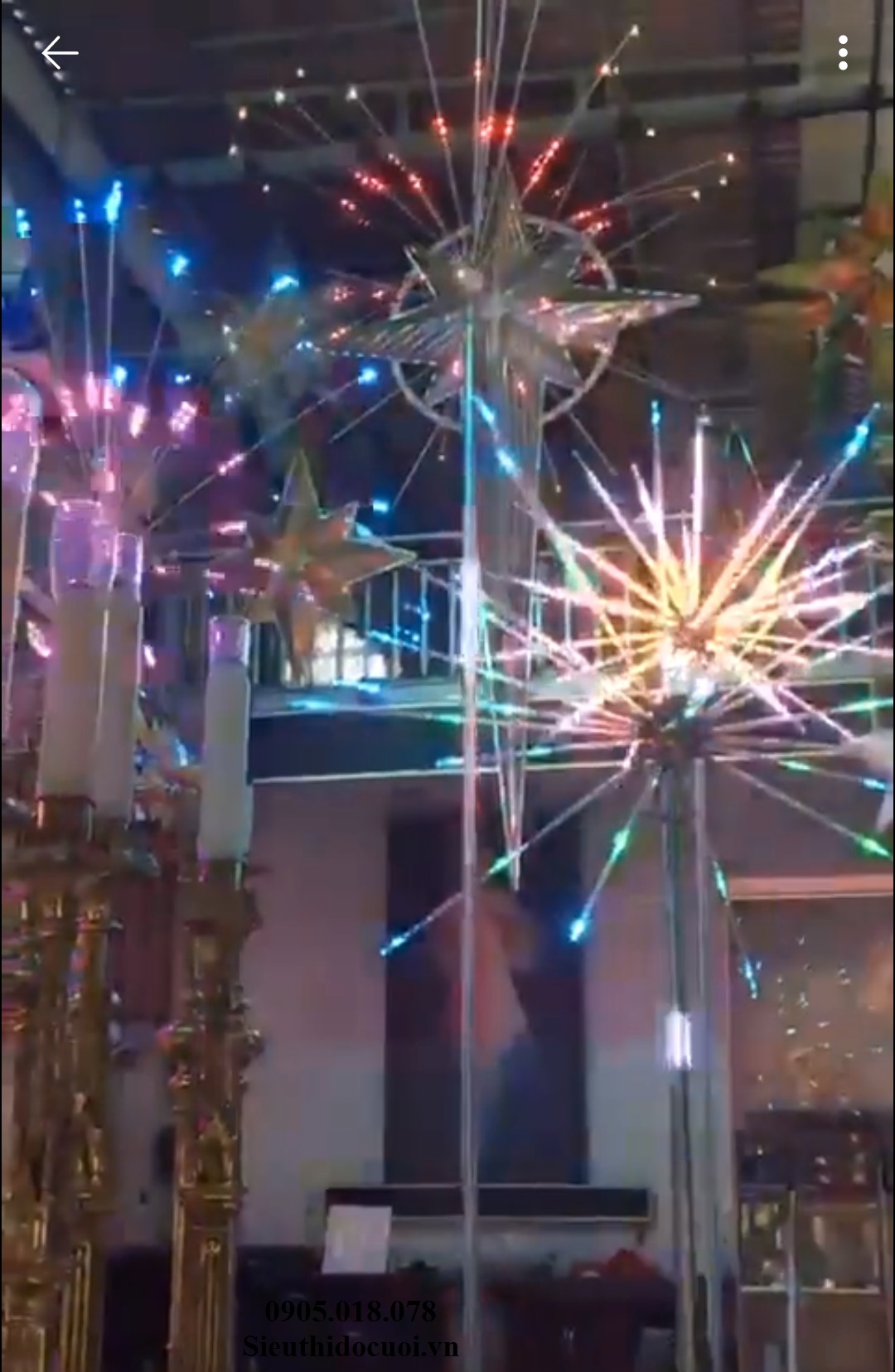 Cây Led Pháo hoa Cây Led Pháo hoa