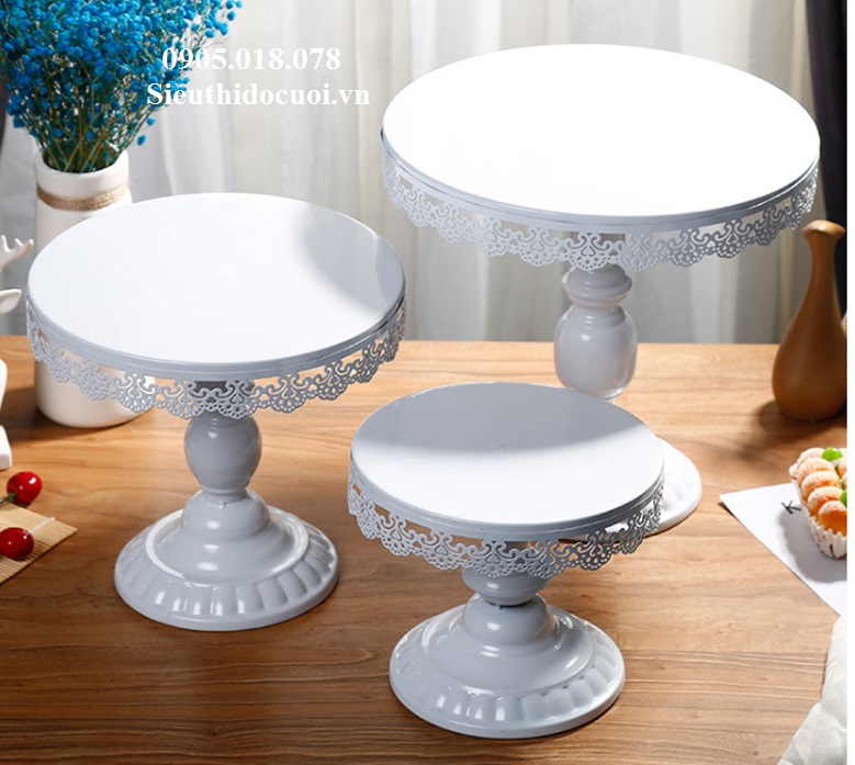 Khay bánh, kệ bánh, giá để bánh, chân bánh kem Khay bánh, kệ bánh, giá để bánh, chân bánh kem