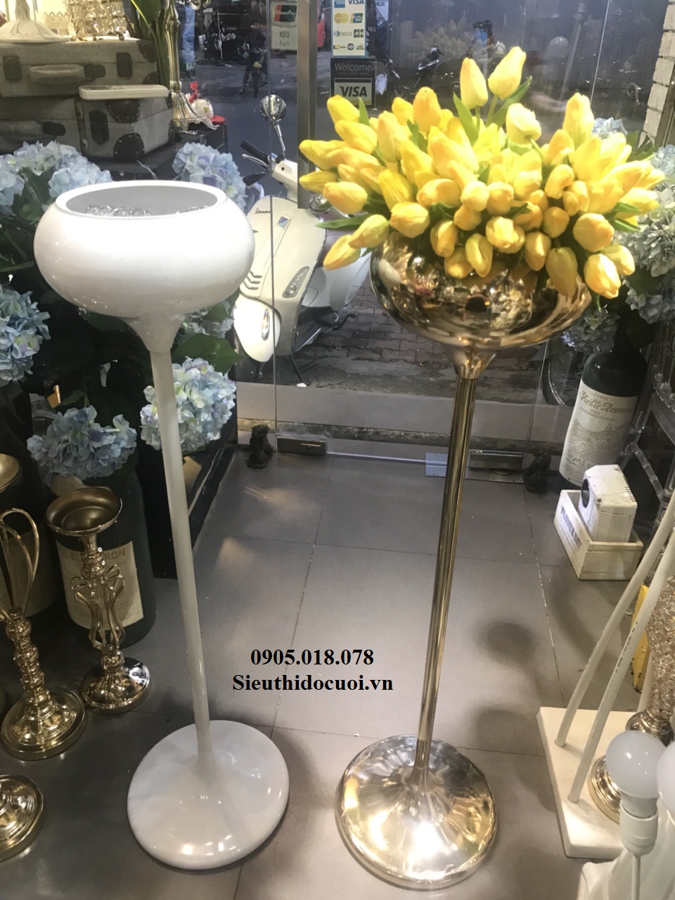 Chân cắm hoa trang trí đẹp, nghệ thuật, giá rẻ Chân cắm hoa trang trí đẹp, nghệ thuật, giá rẻ