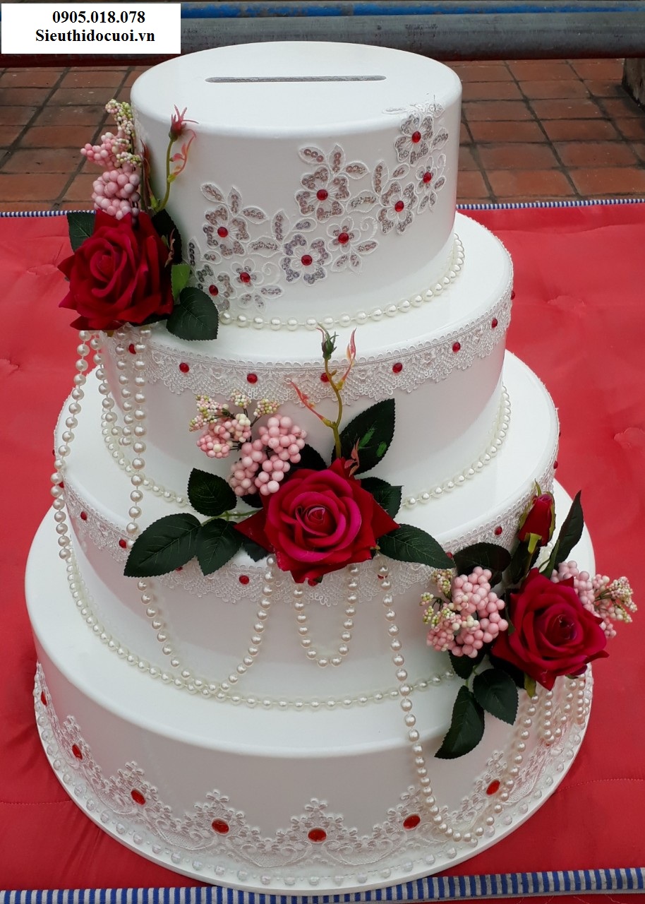 Bánh kem giả 4 tầng, Bánh kem mô hình 4 tầng Bánh kem giả 4 tầng, Bánh kem mô hình 4 tầng