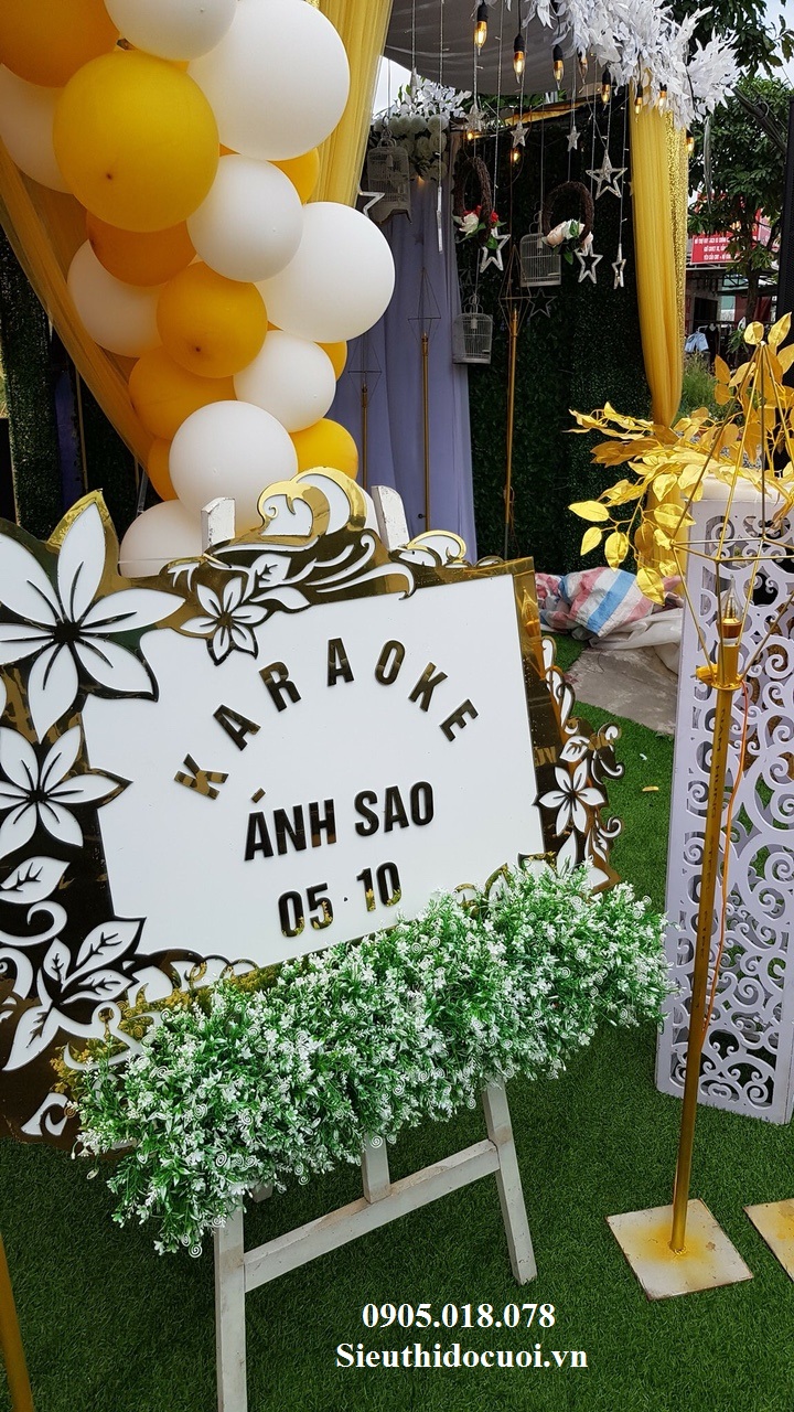 Bảng Chữ và Bảng Số, Bảng trang trí cổng cưới Bảng Chữ và Bảng Số, Bảng trang trí cổng cưới