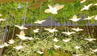 Bộ đèn thả chim én Bộ đèn thả chim én