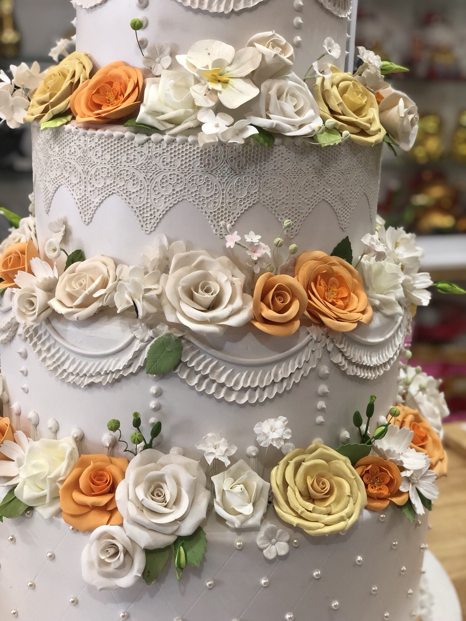 Bánh kem mô hình cưới Bánh kem mô hình cưới