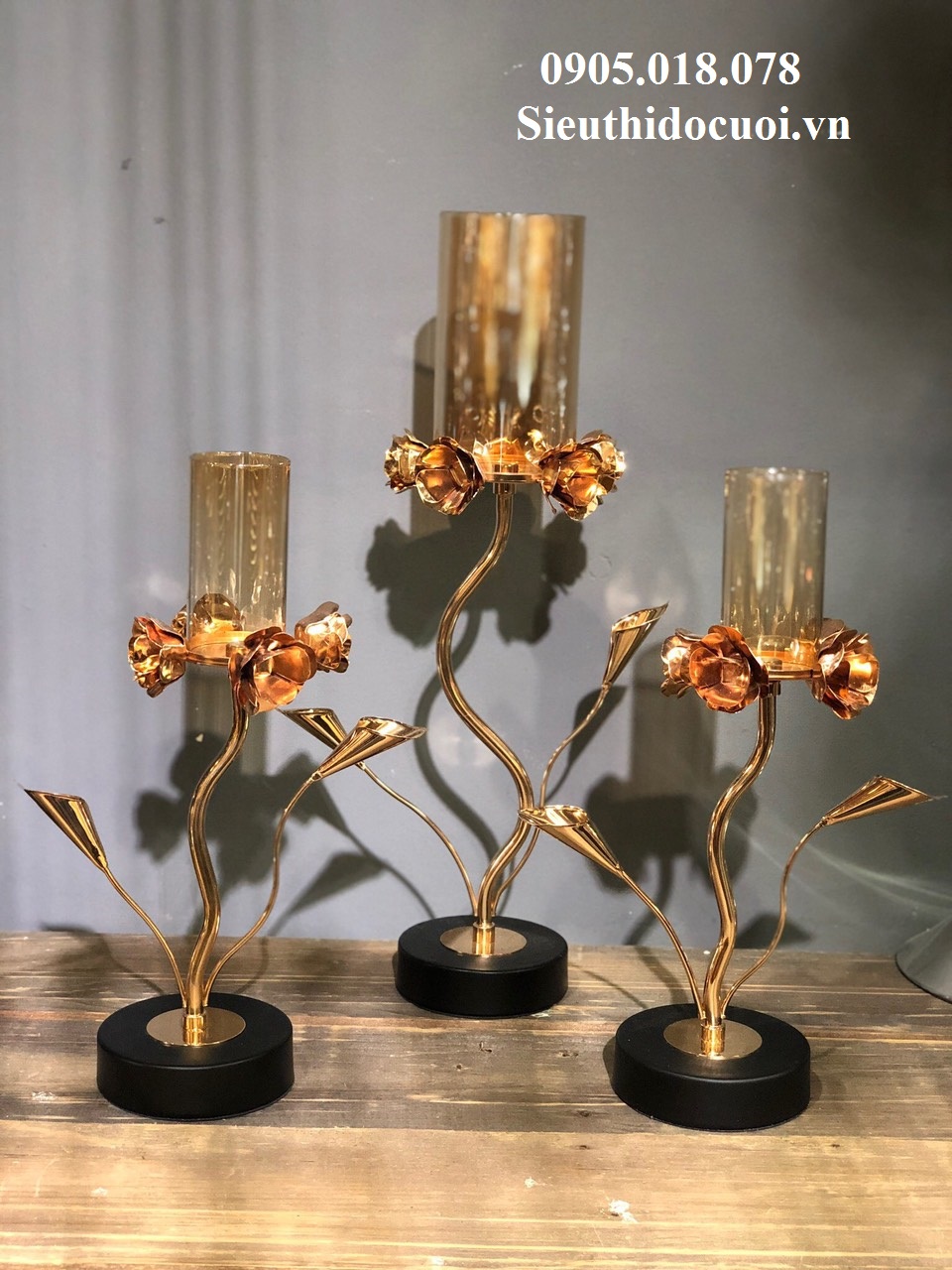 Chân nến kim loại giá rẻ Chân nến kim loại giá rẻ