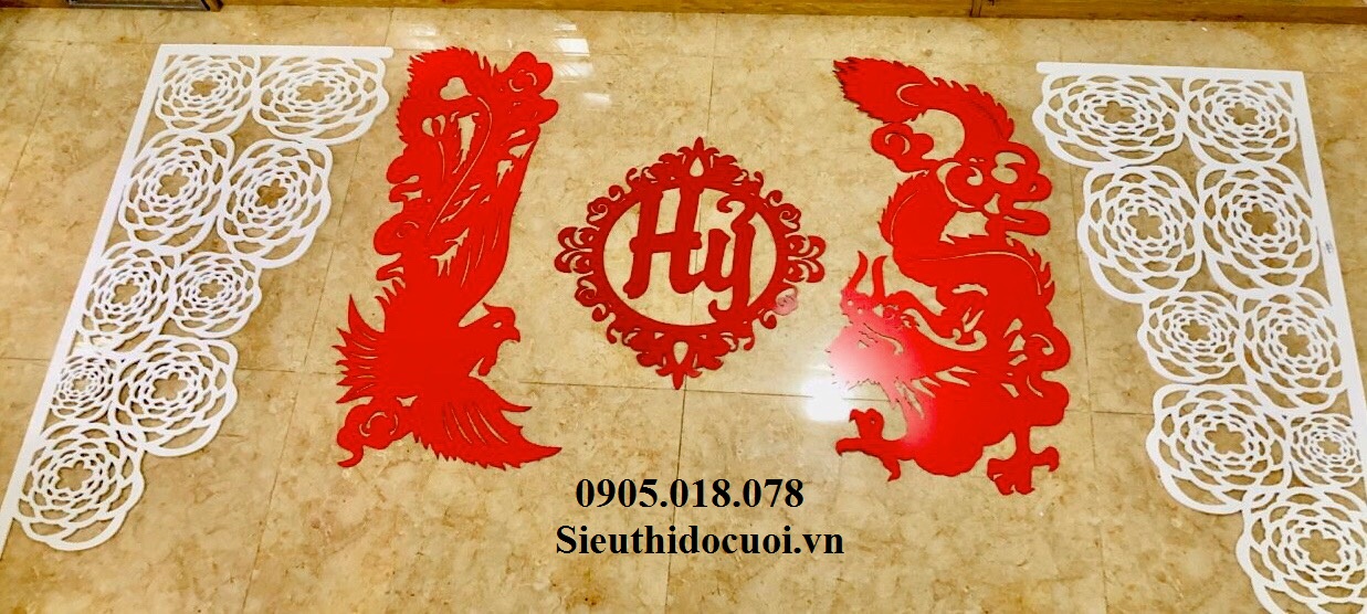 Cặp góc trang trí gia tiên Cặp góc trang trí gia tiên