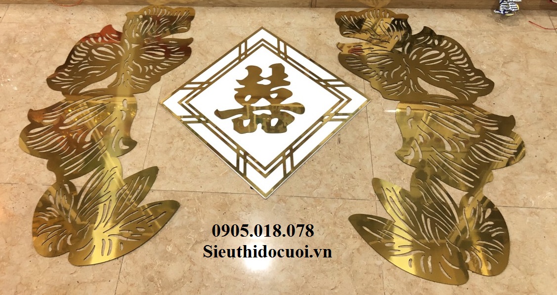 Cặp góc trang trí gia tiên Cặp góc trang trí gia tiên