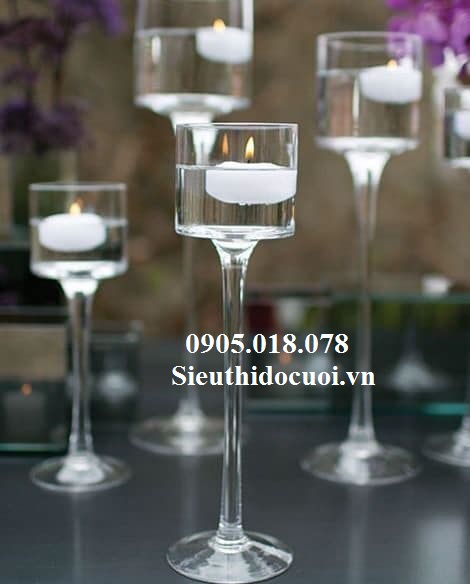 Chim pha lê Chân nến trong suốt