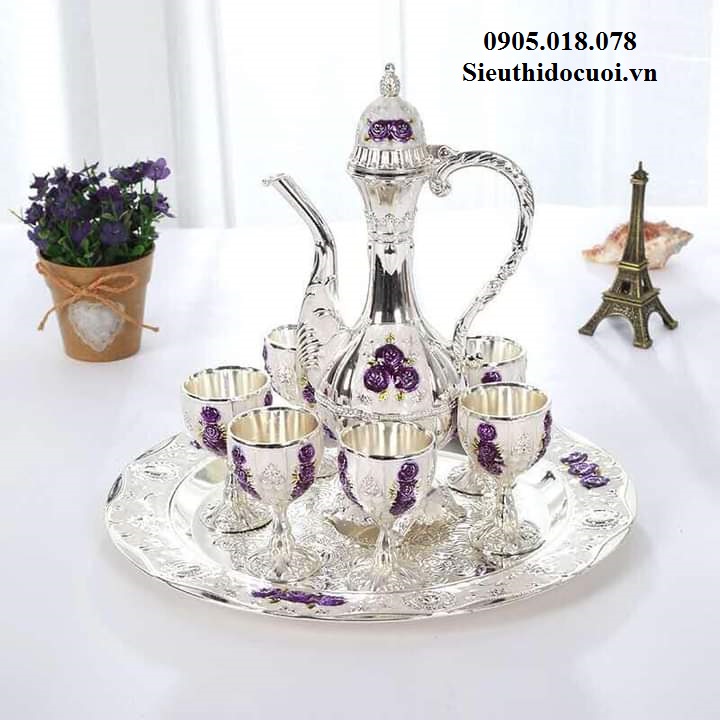 Bình rượu, Ly rượu, bình trà, tách trà Bình rượu, Ly rượu, bình trà, tách trà