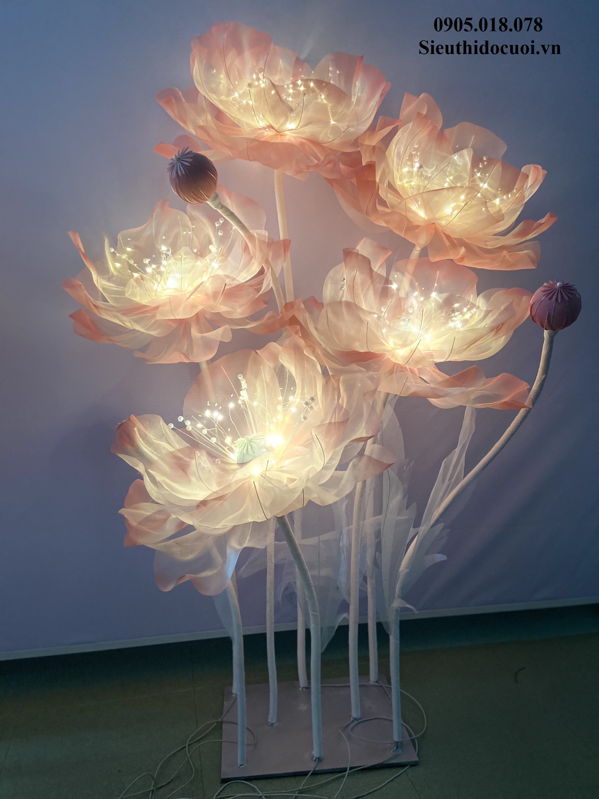 Hoa trang trí sân khấu, lối đi sân khấu Hoa trang trí sân khấu, lối đi sân khấu