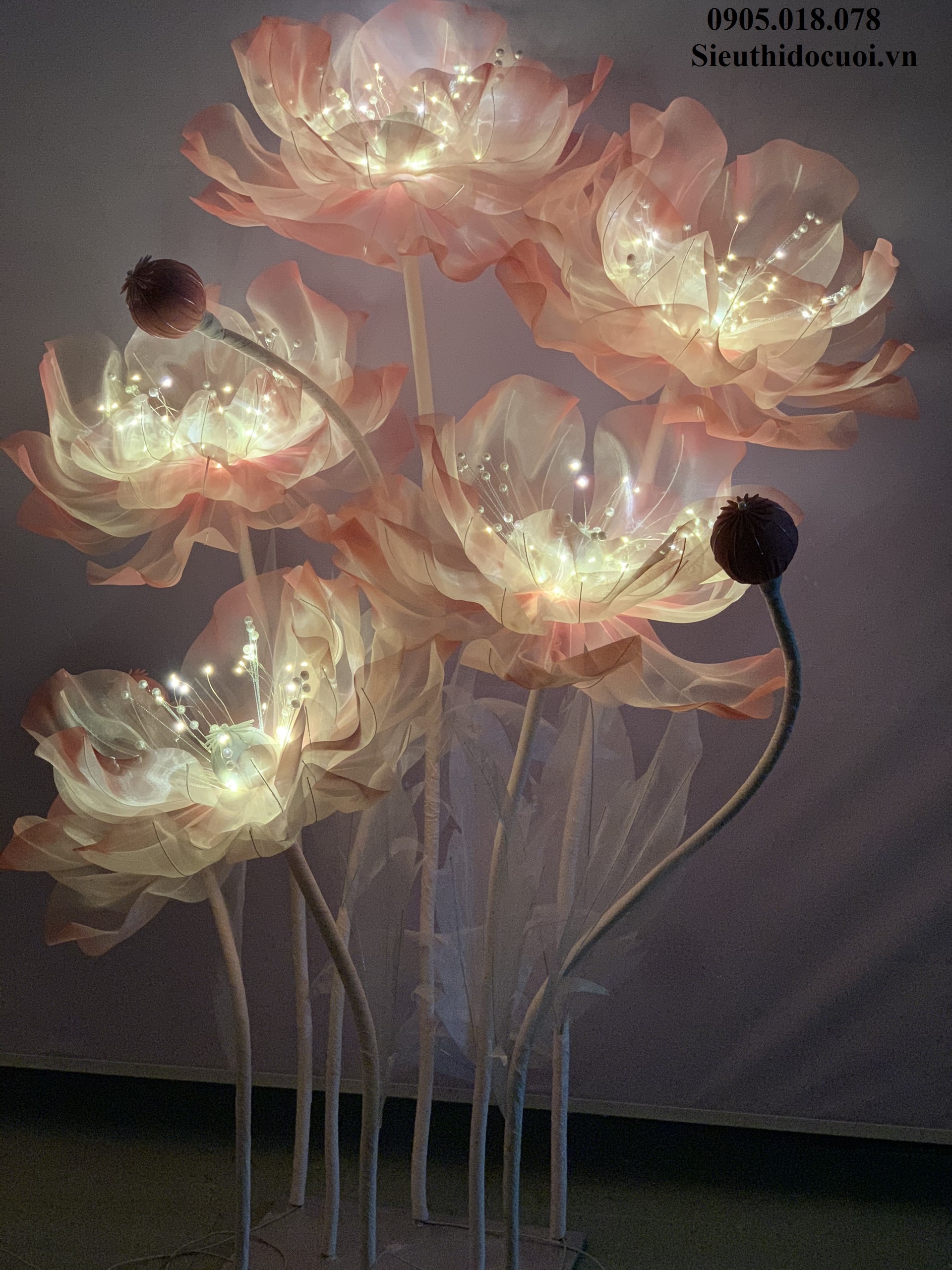 Hoa trang trí sân khấu, lối đi sân khấu Hoa trang trí sân khấu, lối đi sân khấu