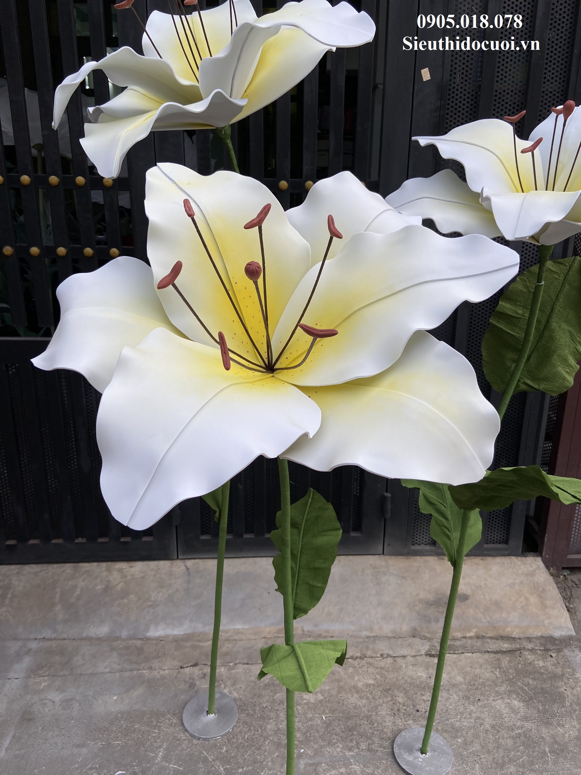 Hoa trang trí sân khấu, lối đi sân khấu