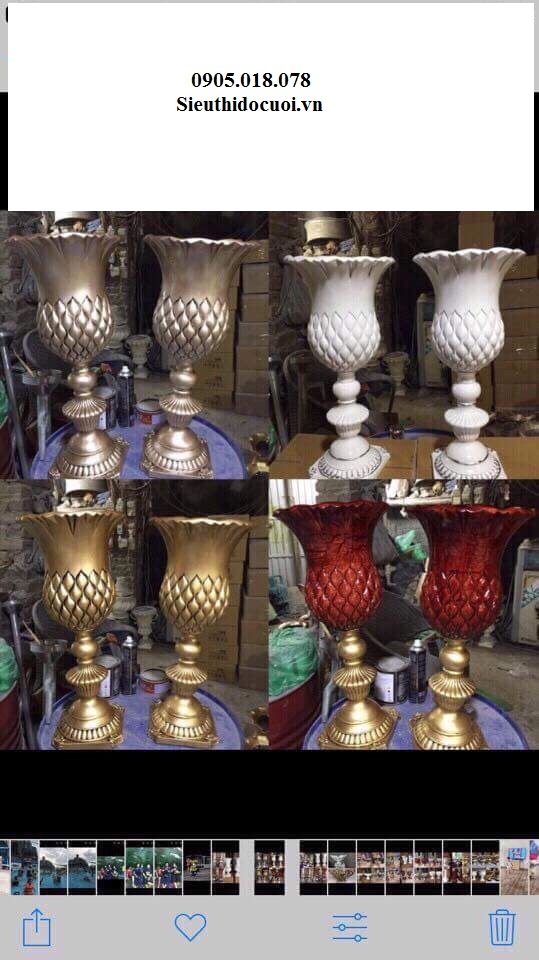 Bình hoa composite Bình hoa composite