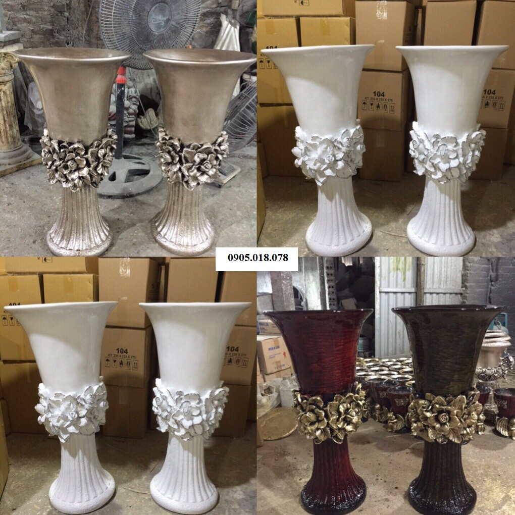 Bình hoa composite Bình hoa composite