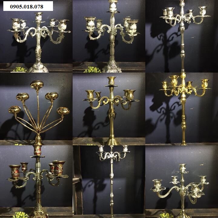 Chân nến trang trí giá rẻ Chân nến trang trí giá rẻ