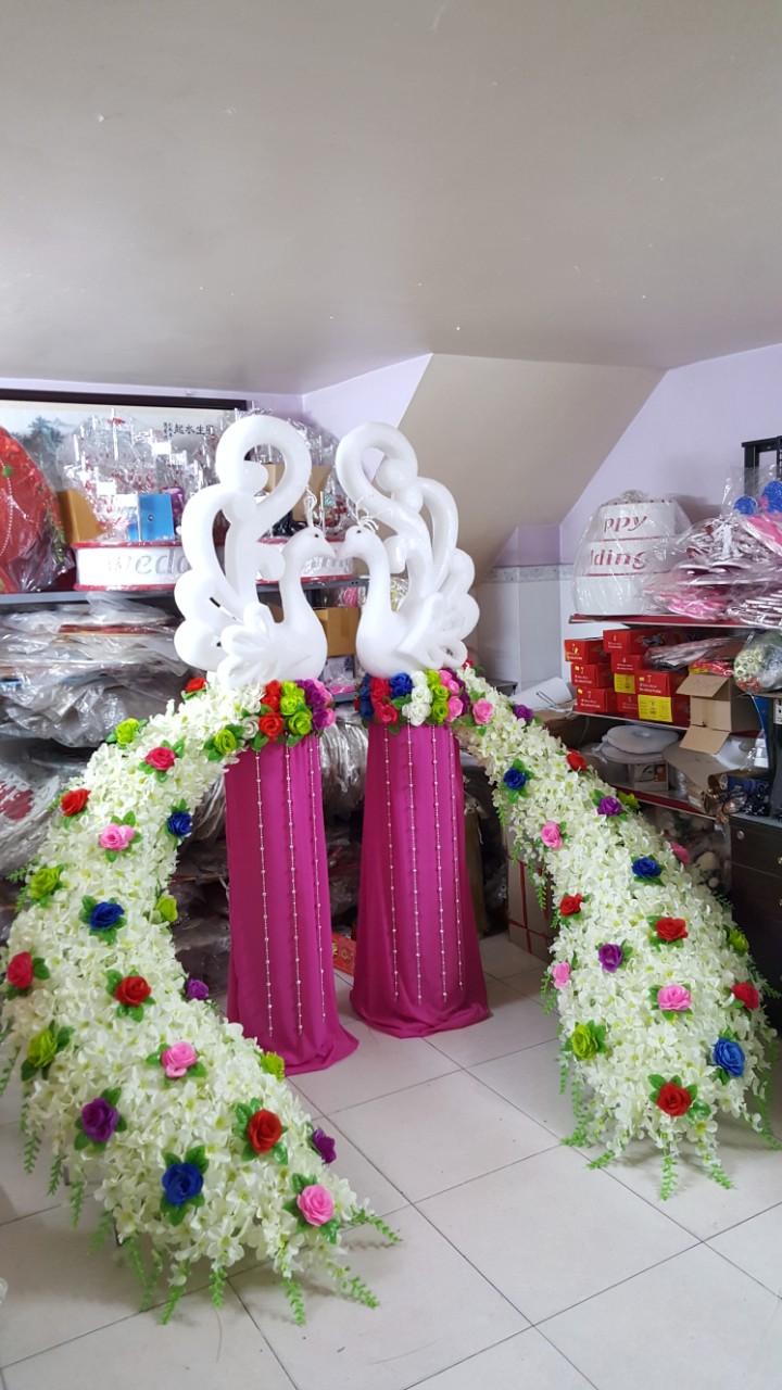 Chim công mô hình mút xốp có đèn led Chim công mô hình mút xốp có đèn led