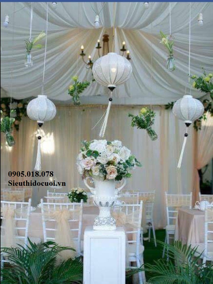 Lồng đèn trang trí rạp cưới Lồng đèn trang trí rạp cưới