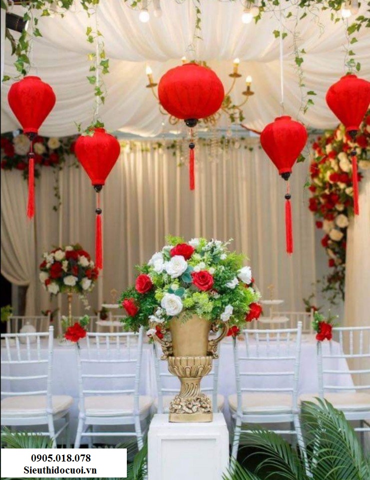 Lồng đèn trang trí rạp cưới Lồng đèn trang trí rạp cưới