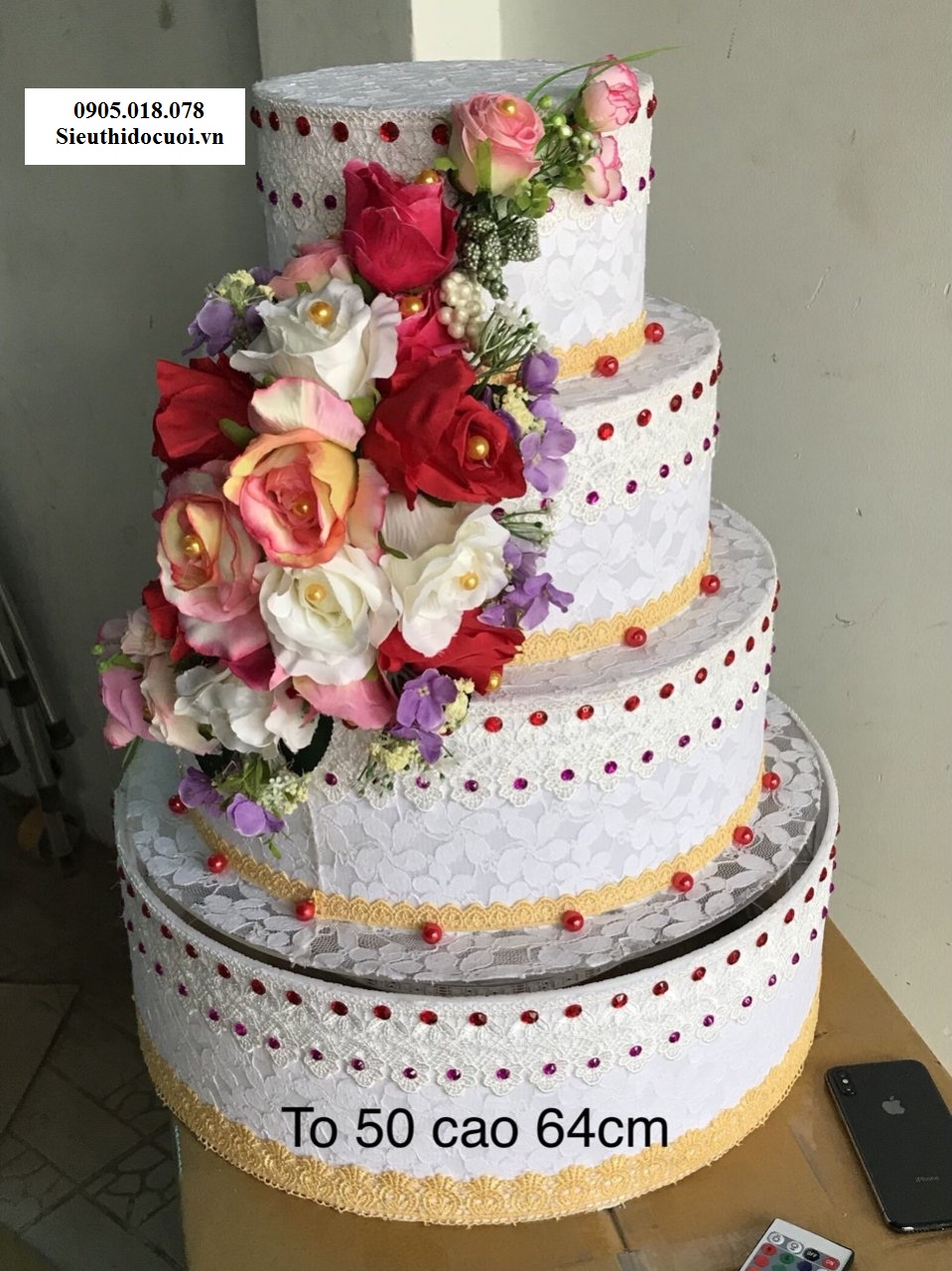 Bánh kem giả 4 tầng, Bánh kem mô hình 4 tầng Bánh kem giả 4 tầng, Bánh kem mô hình 4 tầng