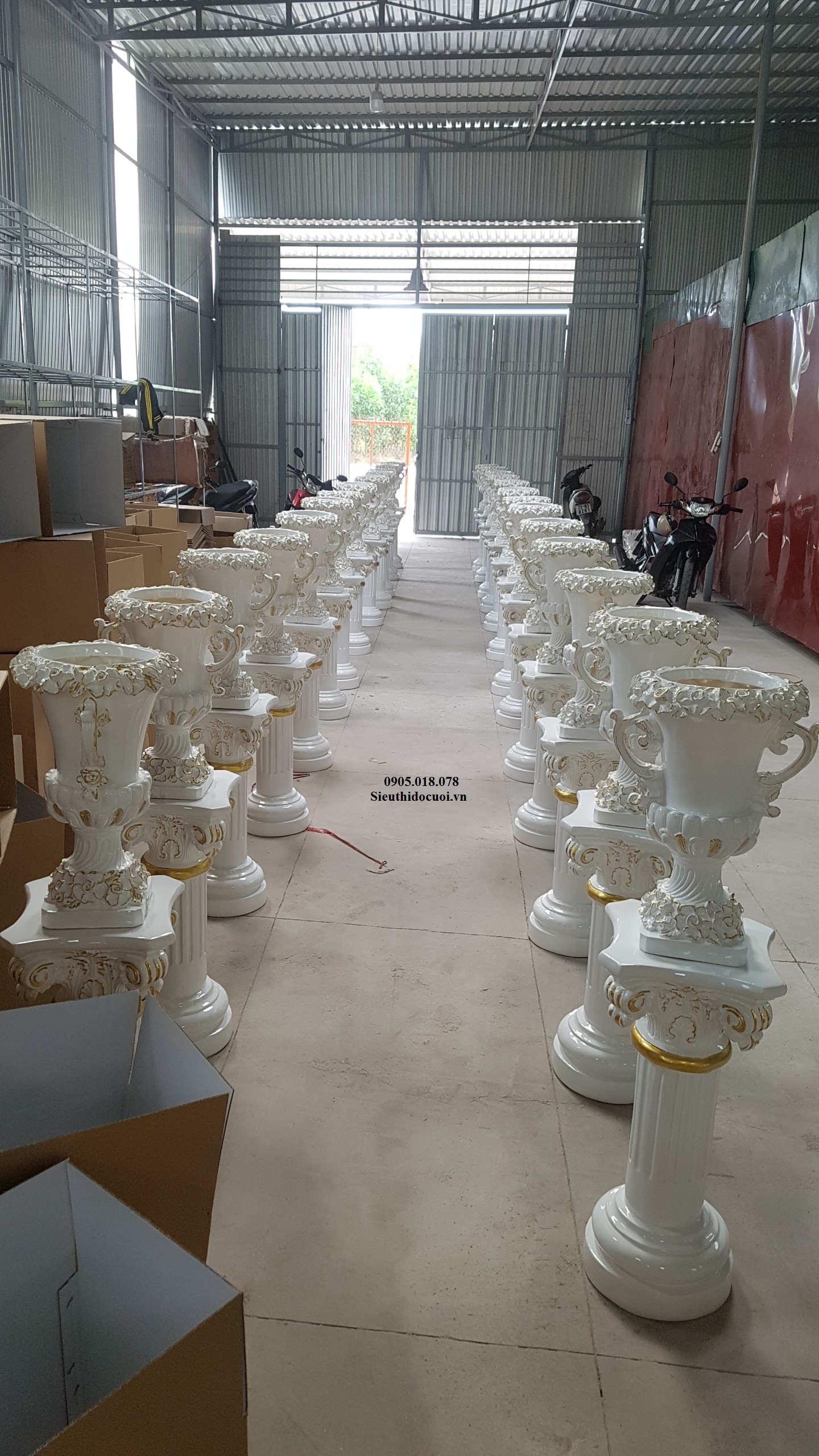 Đôn hoa, trụ hoa Trụ hoa, đôn hoa